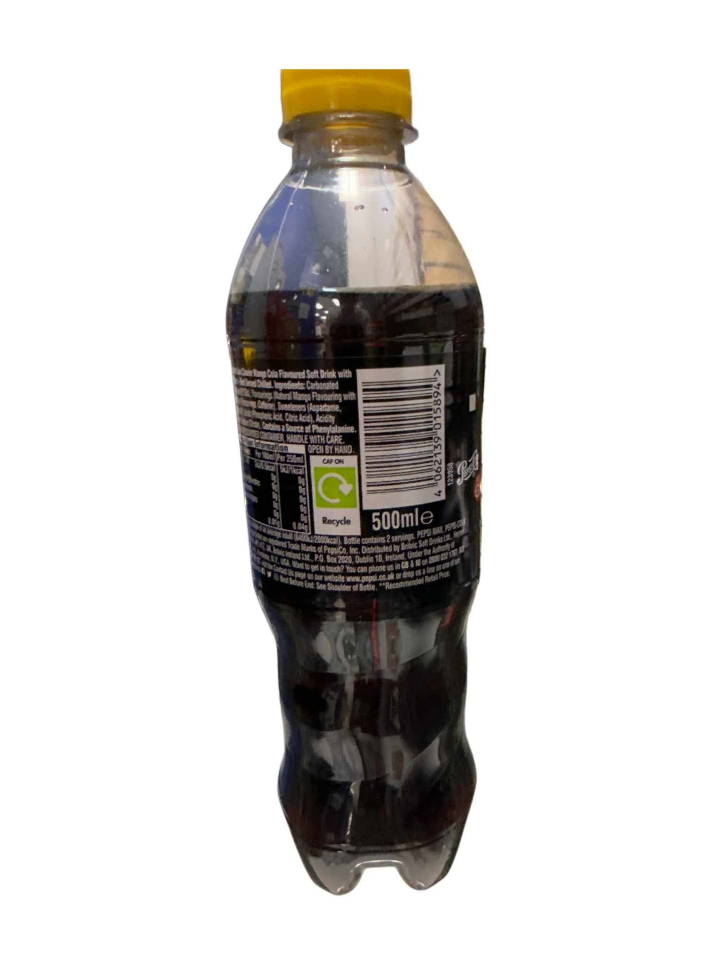 Pepsi Max Mango Flavour 500ML - U.K Edition