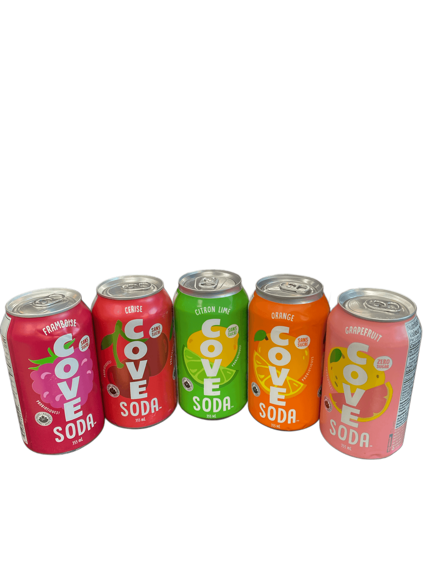 COVE Soda Variety 5-Bundle – Gut-Friendly Sparkling Refreshment