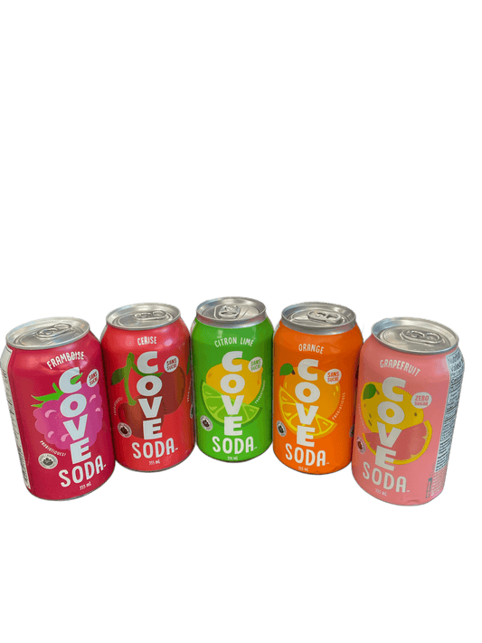 COVE Soda Variety 5-Bundle – Gut-Friendly Sparkling Refreshment