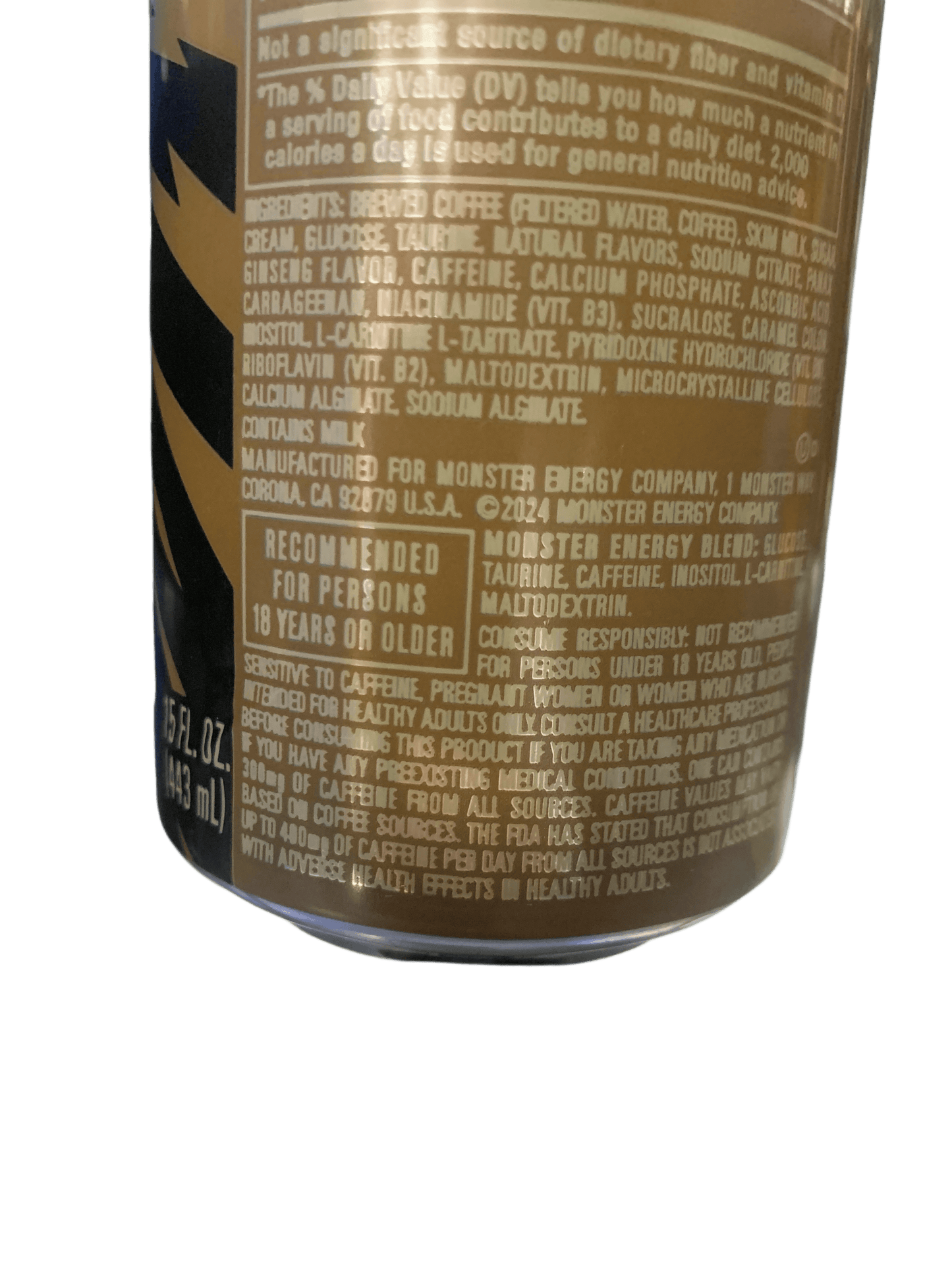 Monster Mean Bean Killer Brew Triple Shot 443ML - U.S Edition