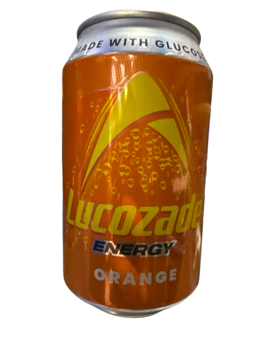 Lucozade Orange Flavoured Energy Drink 330ML - U.K Edition