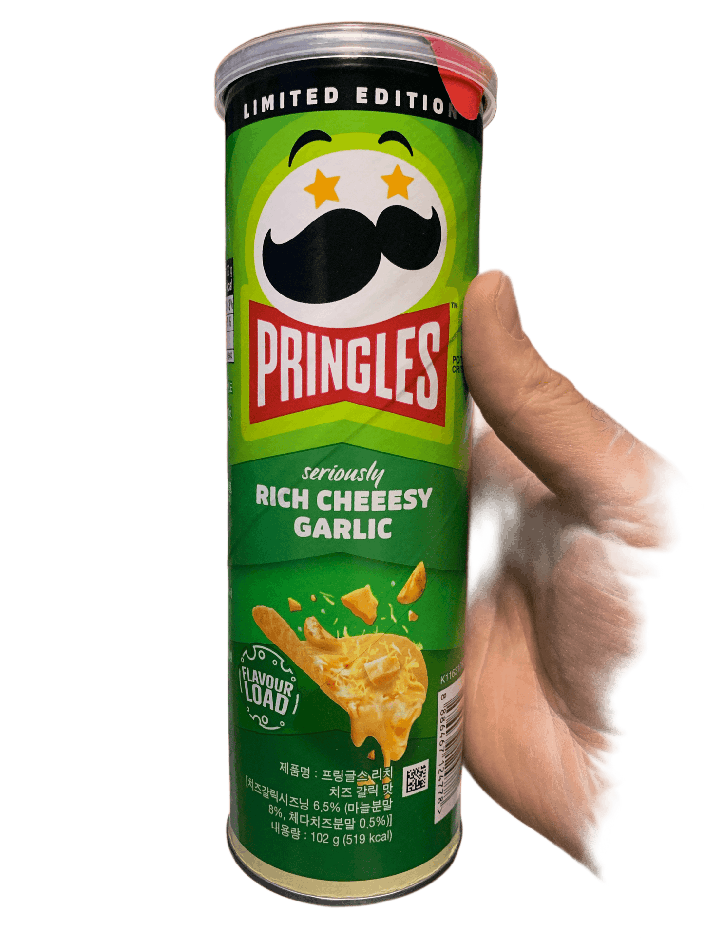 Pringles Rich Cheesy Garlic Flavour 102G - Malaysian Edition