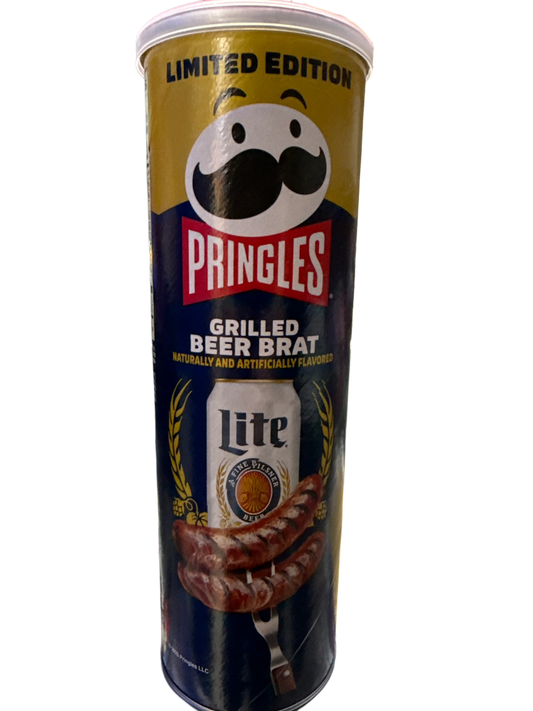 Pringles Limited Edition Grilled Beer Brat Flavour 158g - U.S Edition