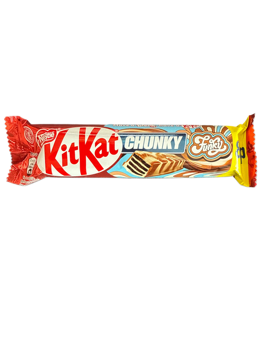 Kit Kat Chunky Funky Milk and White Chocolate mix with Cocoa Wafer 40G - U.K Edition