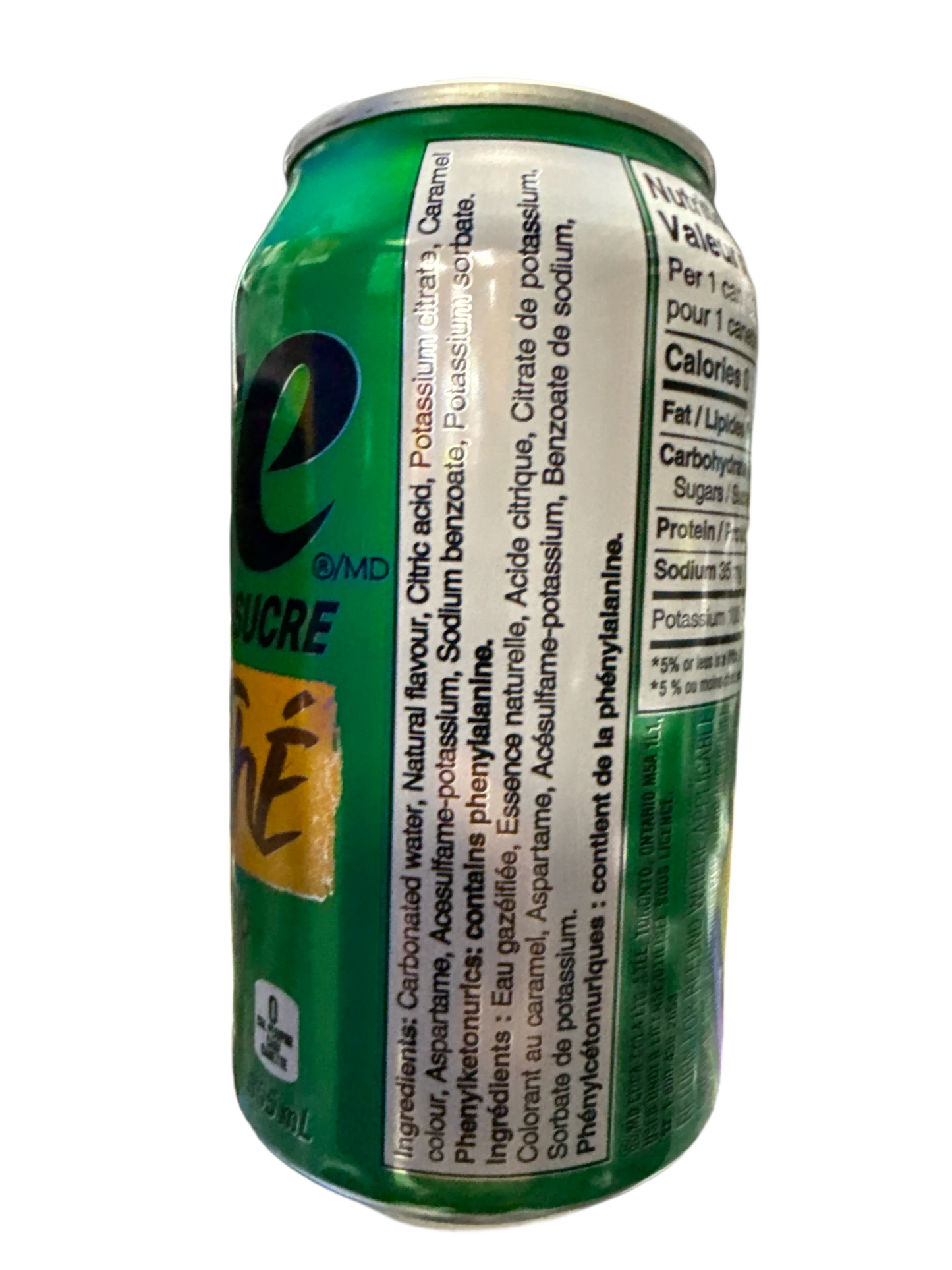 Sprite + Tea Zero Sugar Lemon Lime Plus Tea Flavour 355ML - Canadian Edition