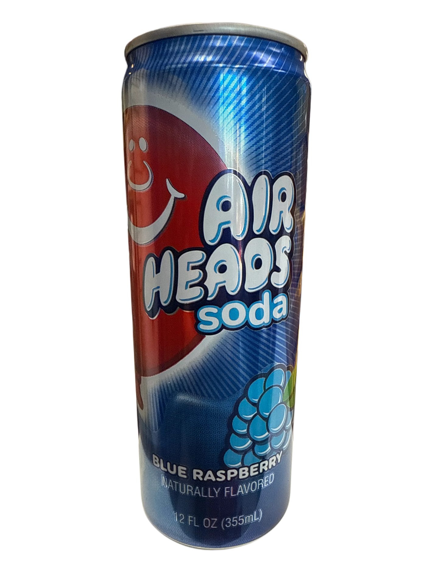 Air Heads Soda Blue Raspberry Flavour 355ML - U.S Edition