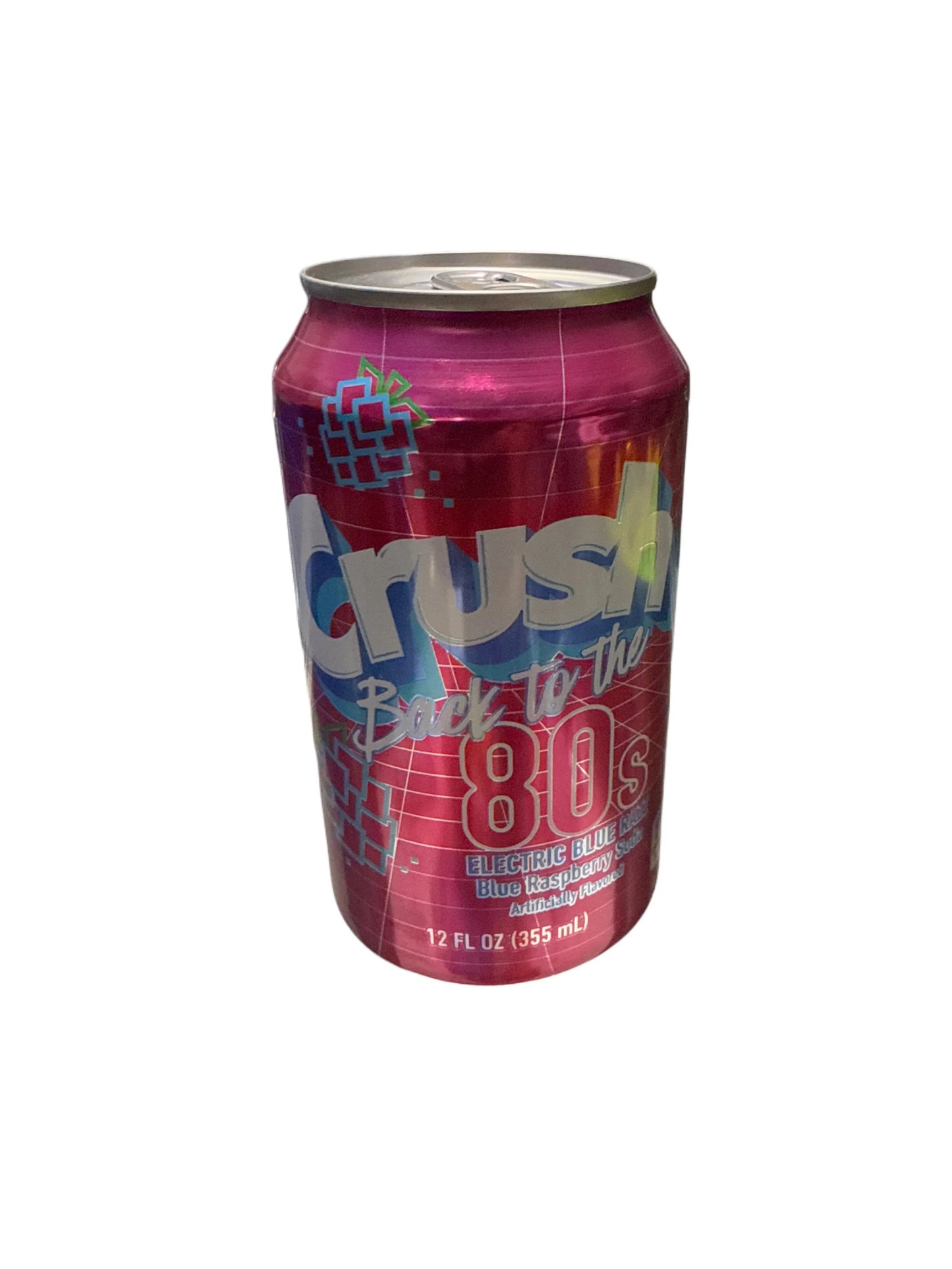 Crush Back To The 80s Electric Blue Razz 355ML - Canadian Edition