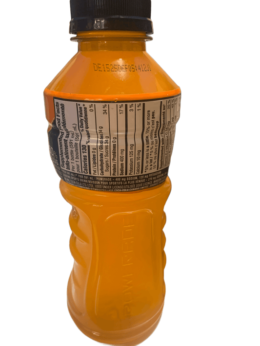 Powerade Orange Flavour 591ML - Canadian Edition