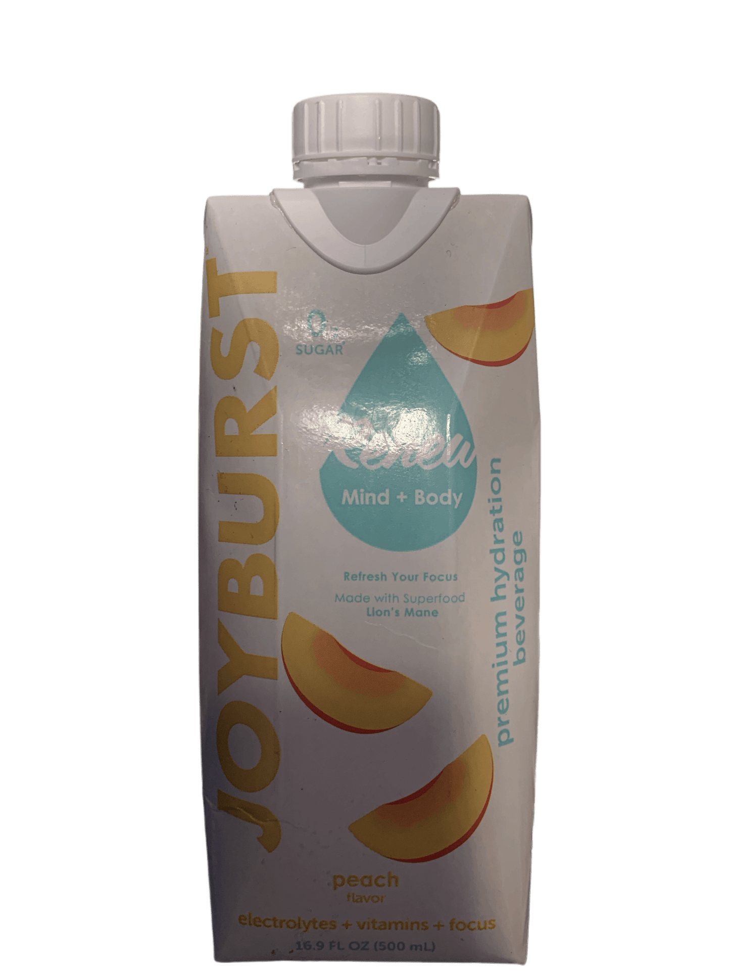 Joyburst Renew Mind + Body Peach Hydration Drink 500ML