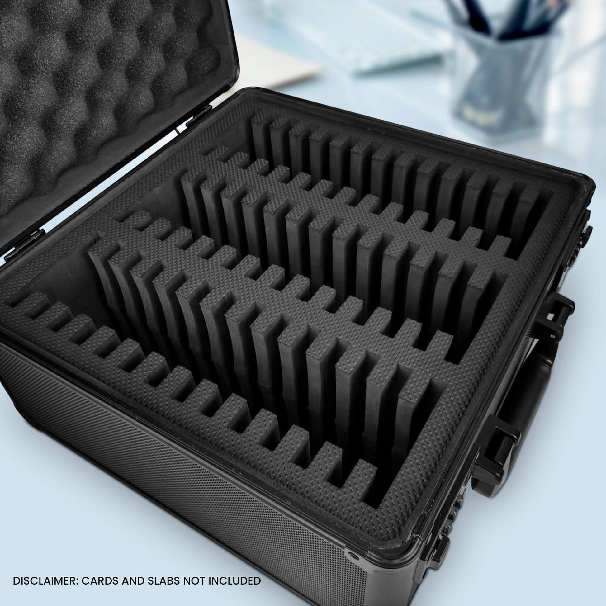 3 Row with Individual Slot Fit for 42 Graded Cards - Black - Jack Righteous