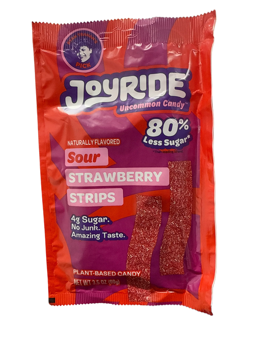 Ryan Trahan's Joyride Sour Strawberry Strips 99G - U.S Edition