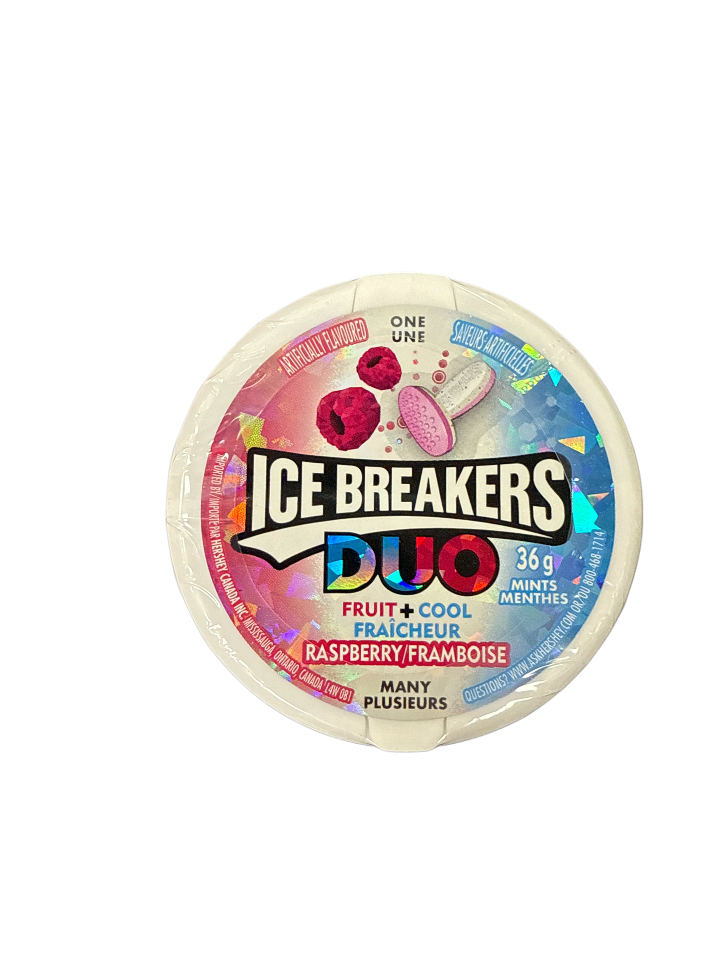 Ice Breakers Duo Raspberry Mint Flavour 36G - Canadian Edition