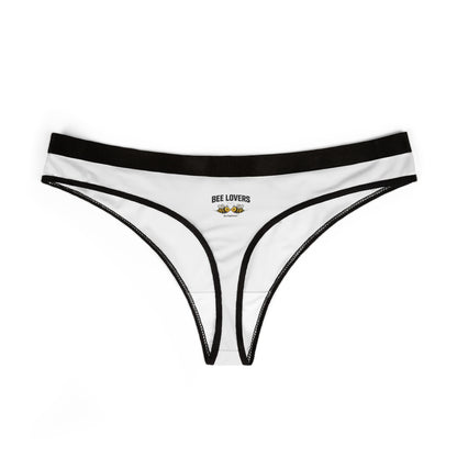 Bee Lovers Thong — Women's Floral Bee Print Lingerie - Jack Righteous