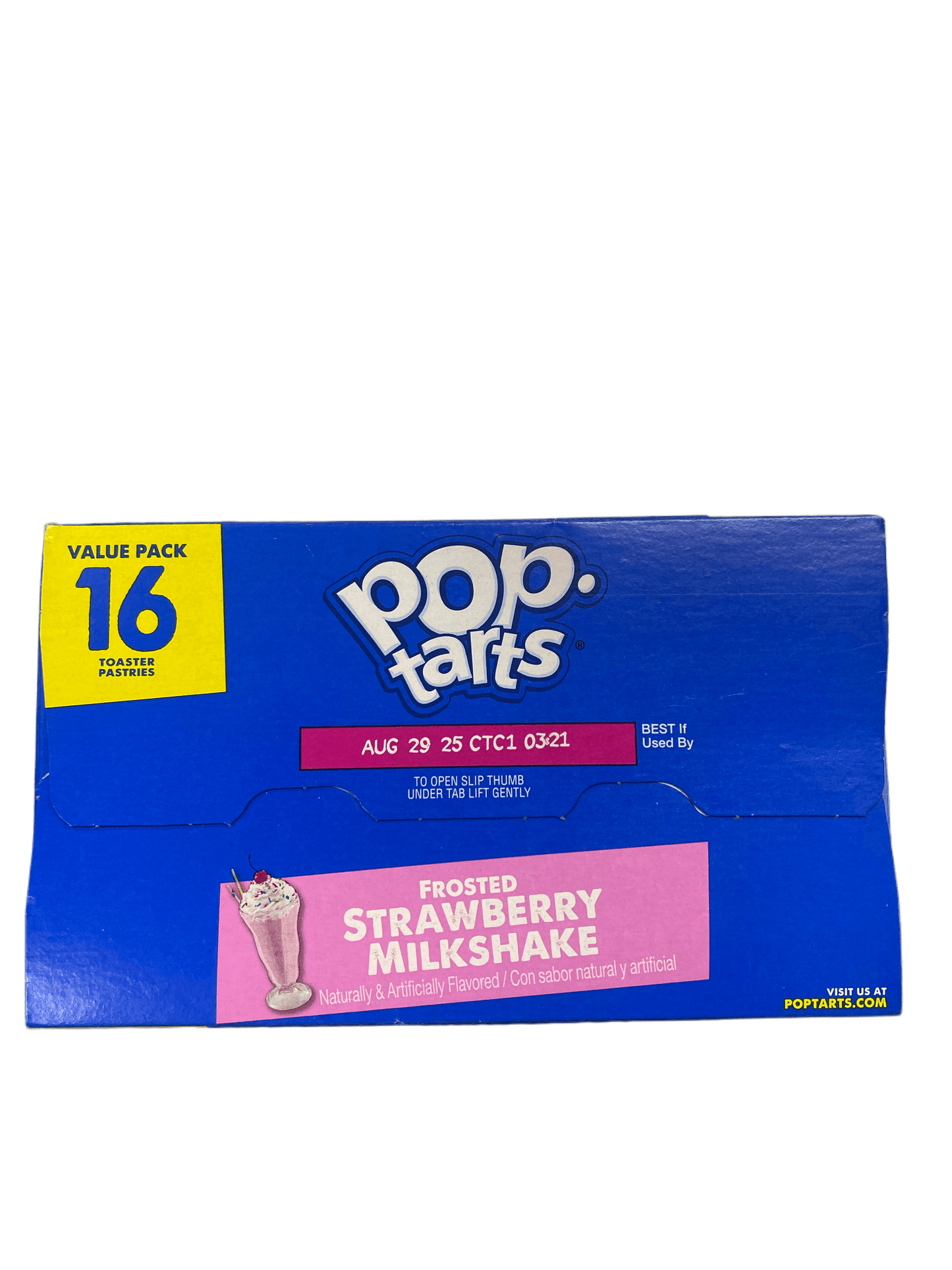 Pop Tarts Frosted Strawberry Milkshake 16 Pack - U.S Edition