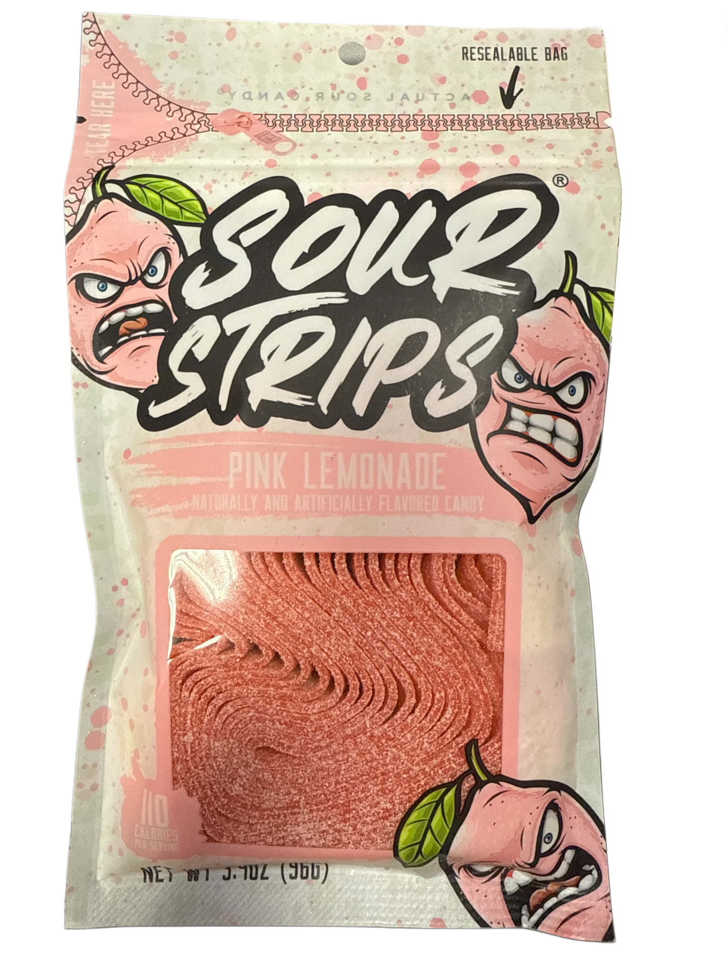 Sour Strips Pink Lemonade 3.4OZ - U.S Edition