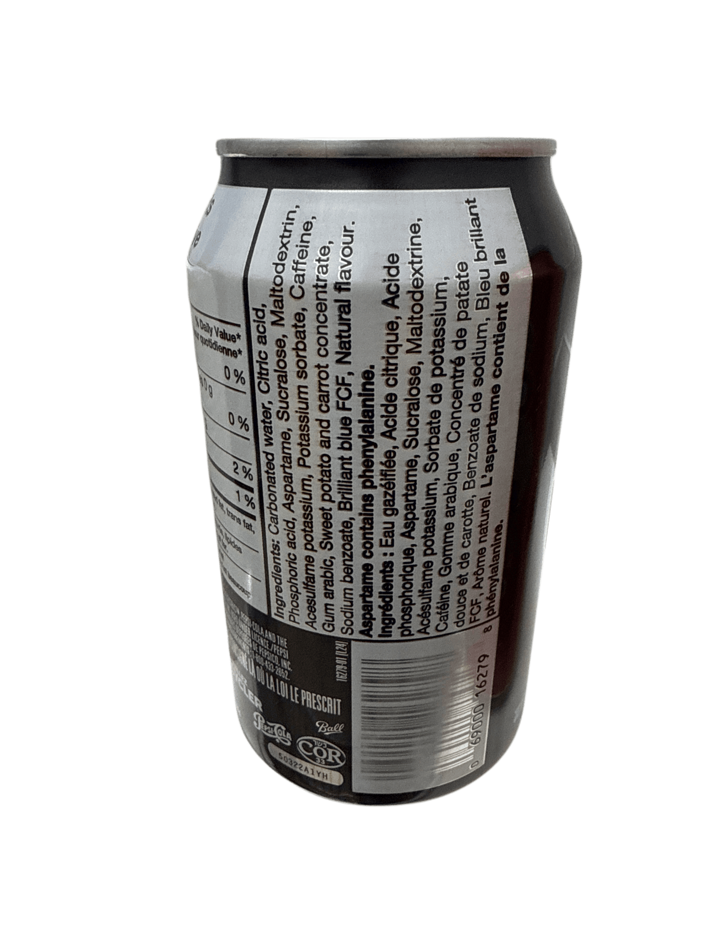 Pepsi Electric Zesty Citrus Can 355ML - Canadian Edition