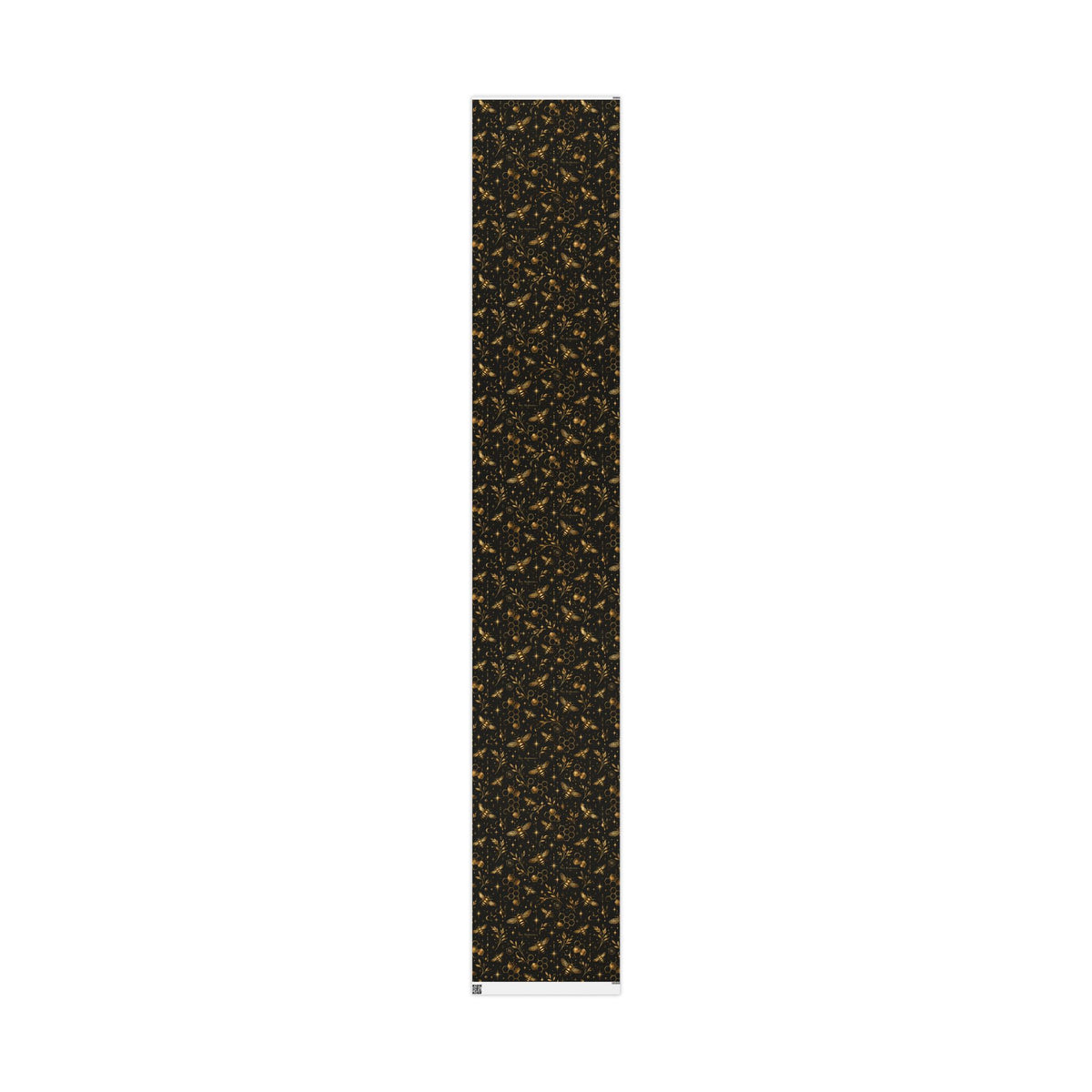 Wrapping Paper — Elegant Black & Gold Bee Pattern Gift Wrap