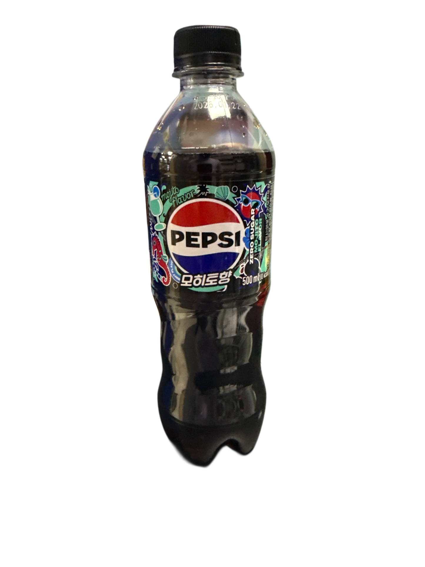 Pepsi Zero Sugar Mojito Flavoured Bottle 500ML - Chinese Edition