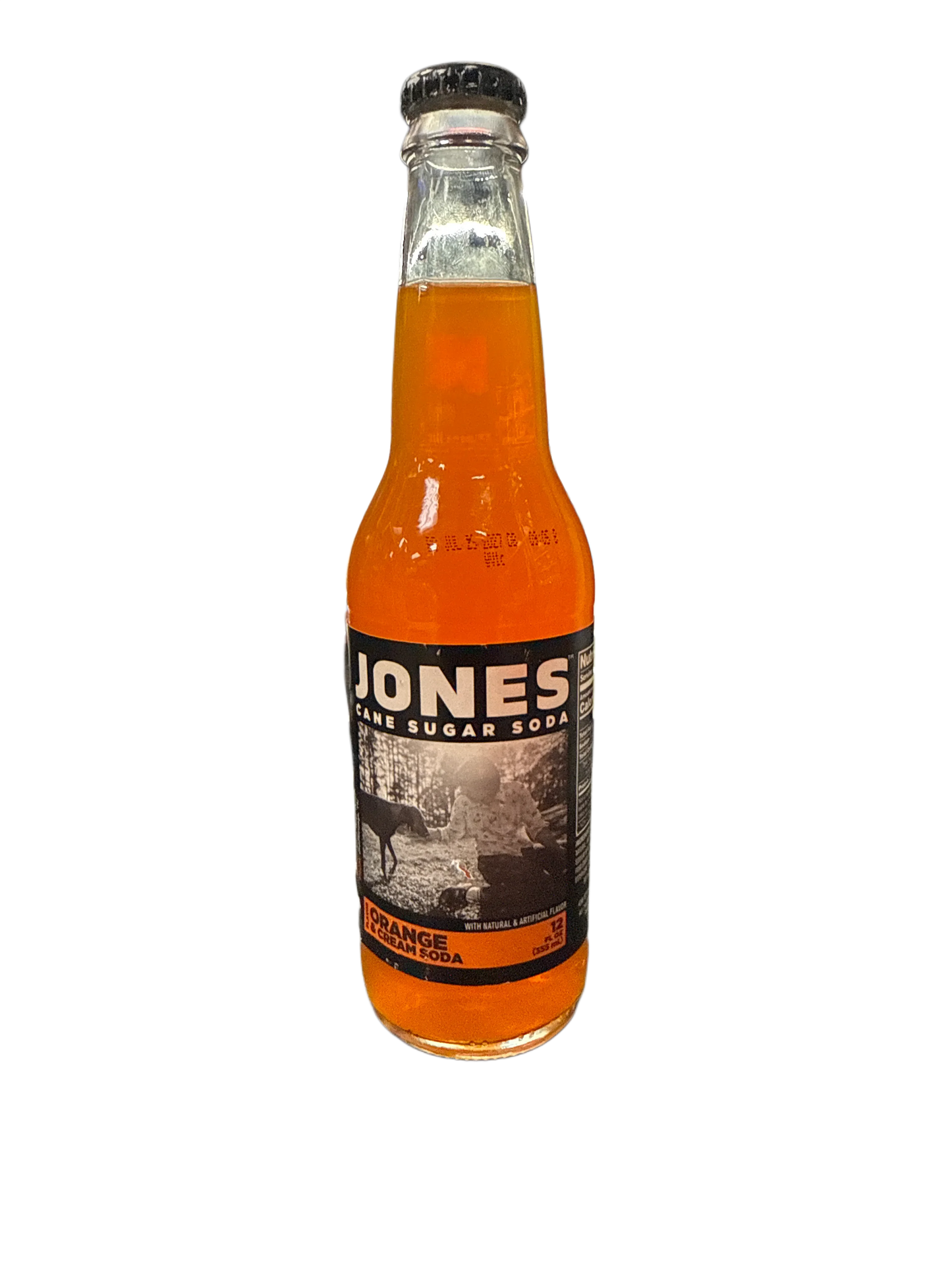 Jones Orange And Cream Soda Flavoured Glass Bottle 355ML - Canadian Edition