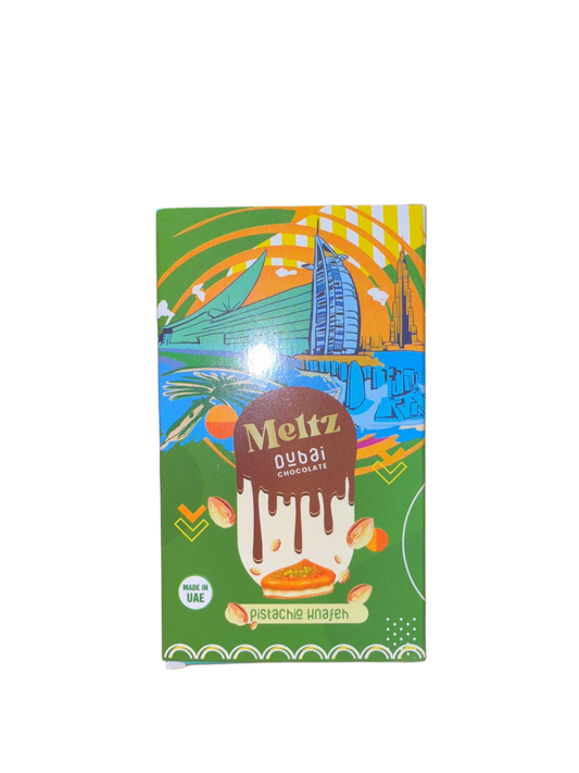 Meltz Dubai Chocolate Pistachio Knafeh Flavour 75G - Dubai Edition