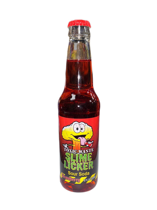 Toxic Waste Slime Licker Strawberry Sour Soda 355ML