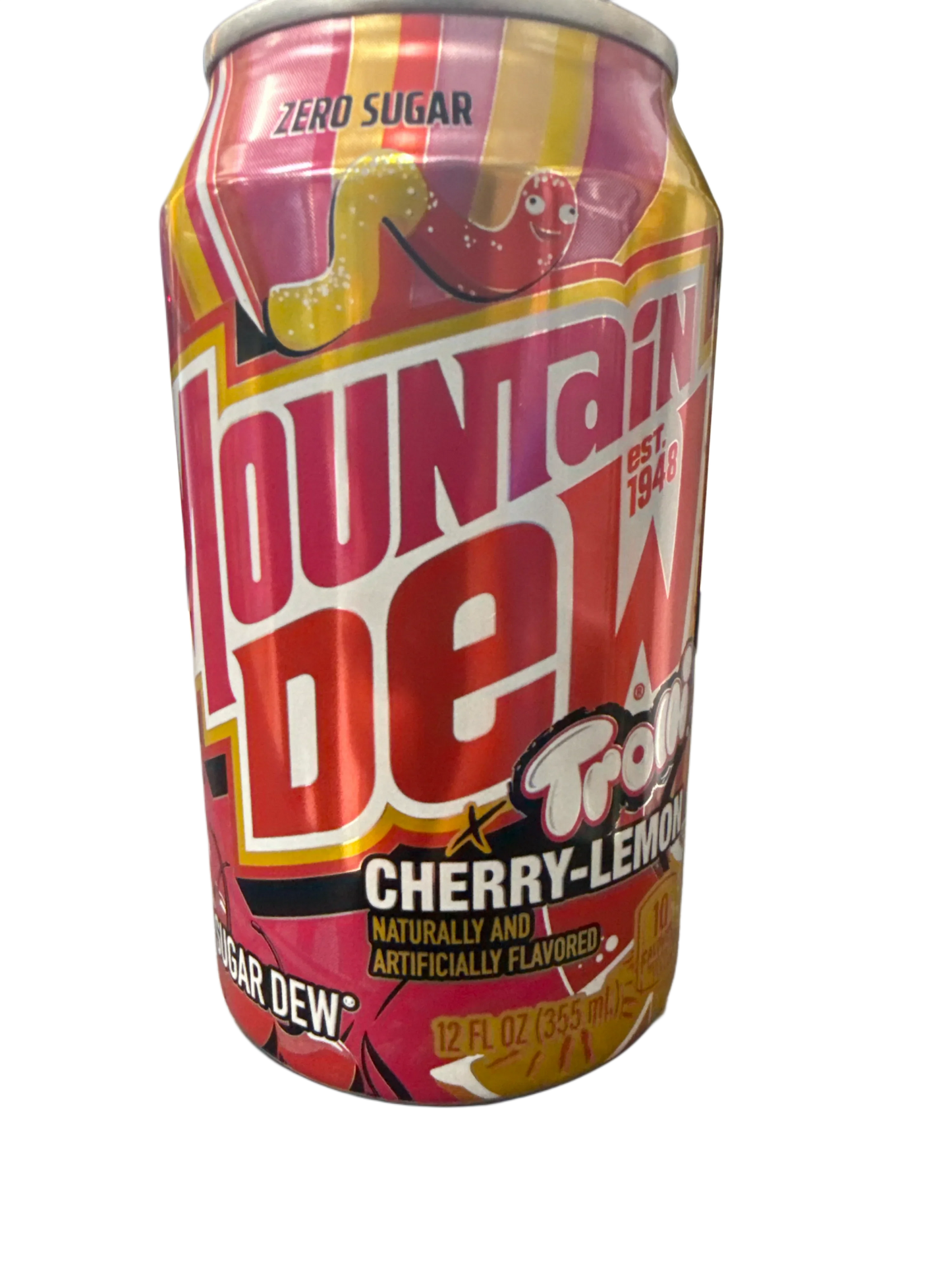 Mountain Dew Trolli Cherry Lemon Flavoured Can 355ML - U.S Edition