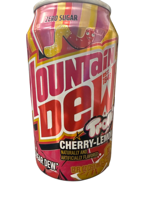 Mountain Dew Trolli Cherry Lemon Flavoured Can 355ML - U.S Edition