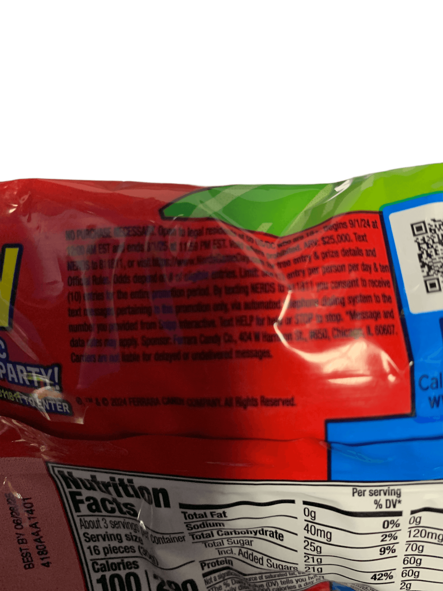 Nerds Gummy Clusters Berry Punch Rush Share Pack 30G - U.S Edition