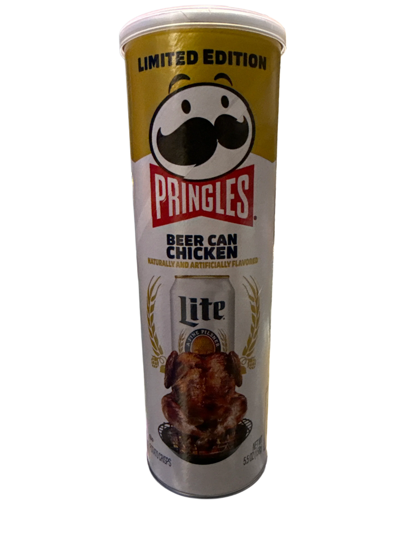 Pringles Limited Edition Beer Can Chicken Flavour 158g - U.S Edition