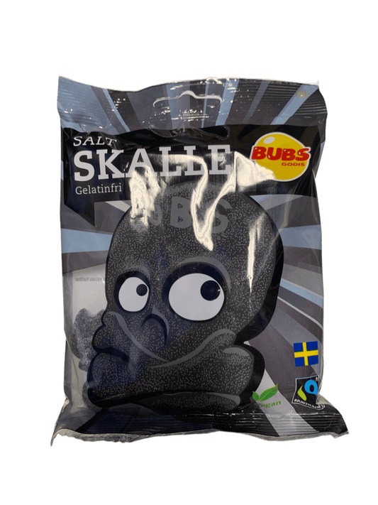 BUBS Godis Salt Skalle Candy Bag 90G - Swedish Edition