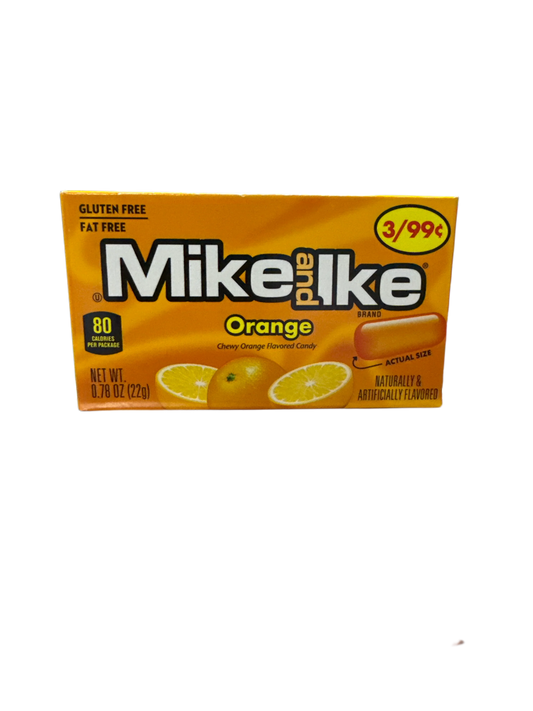 Mike and Ike Orange Flavour Candy 22G - U.S Edition