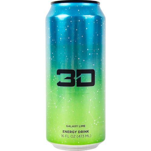 3D Energy Drink Galaxy Lime
