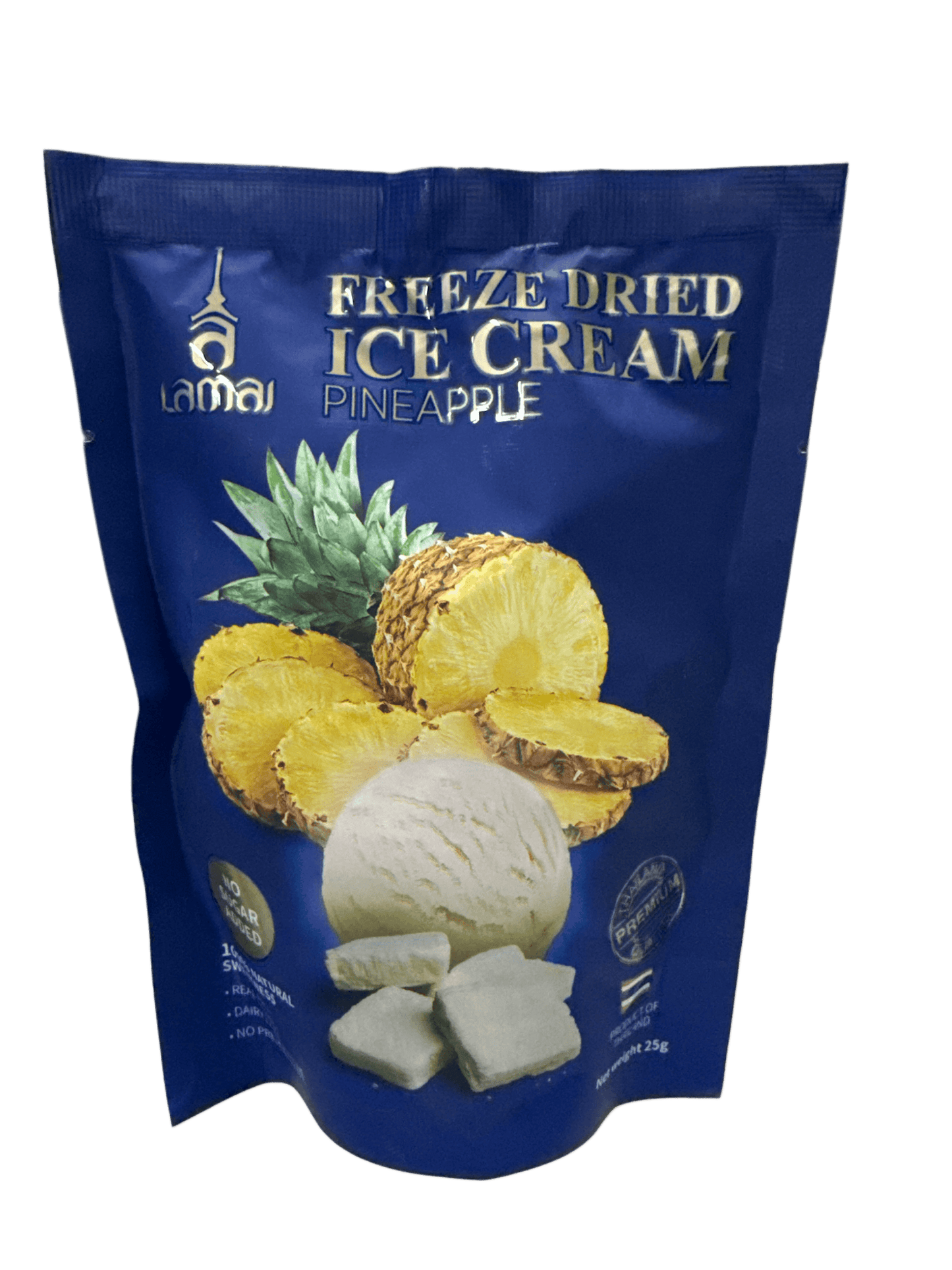 Freeze Dried Ice Cream Pineapple 25G - Thailand Edition