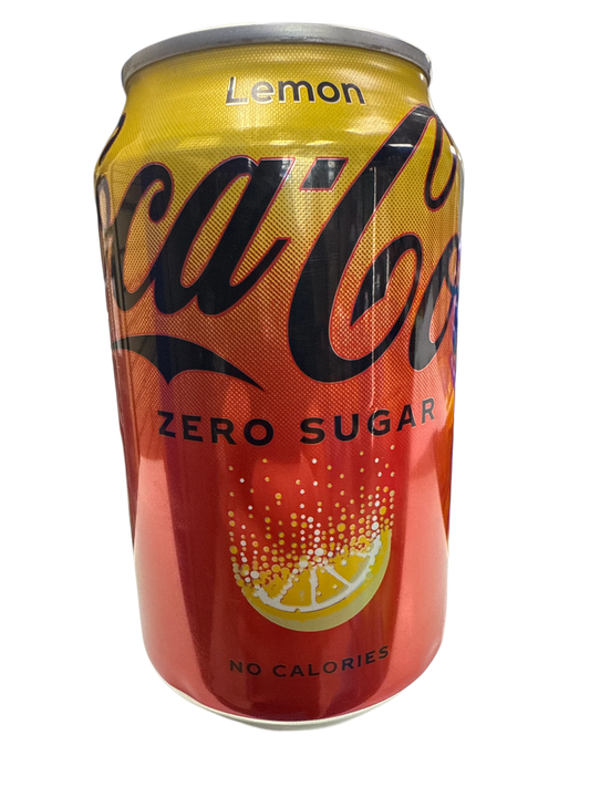 Coca Cola Zero Sugar Lemon Flavour 330ML - U.K Edition
