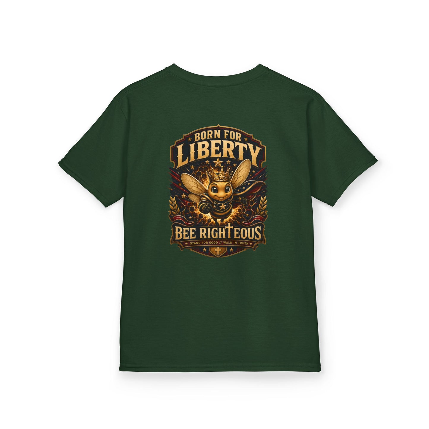 Kids 'Bee Righteous' Liberty Graphic Tee