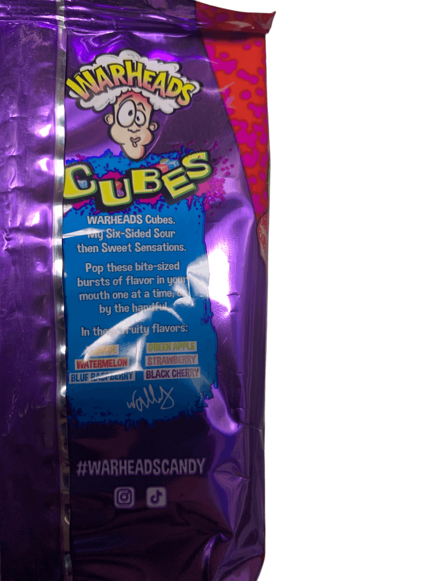 Warheads Cubes Sour and Sweet Chewy Candy 56G - U.S Edition