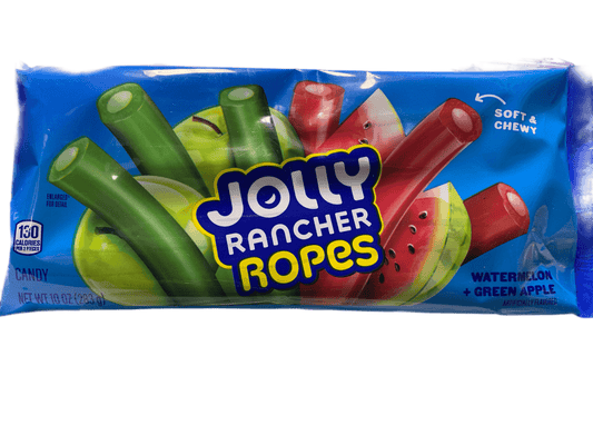 Jolly Rancher Ropes Watermelon + Green Apple 283G - U.S Edition