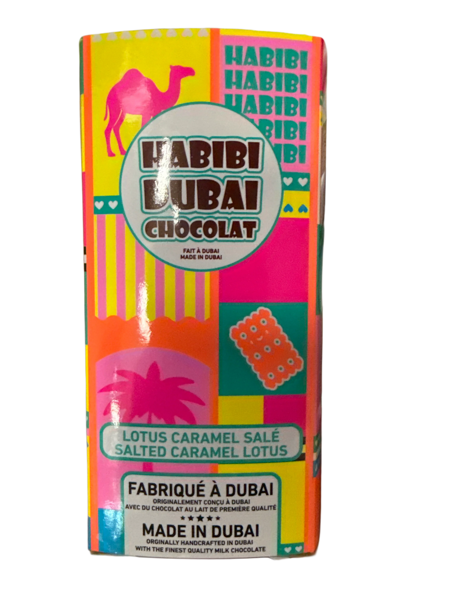 Habibi Dubai Lotus Caramel Chocolate 200G - Dubai Edition