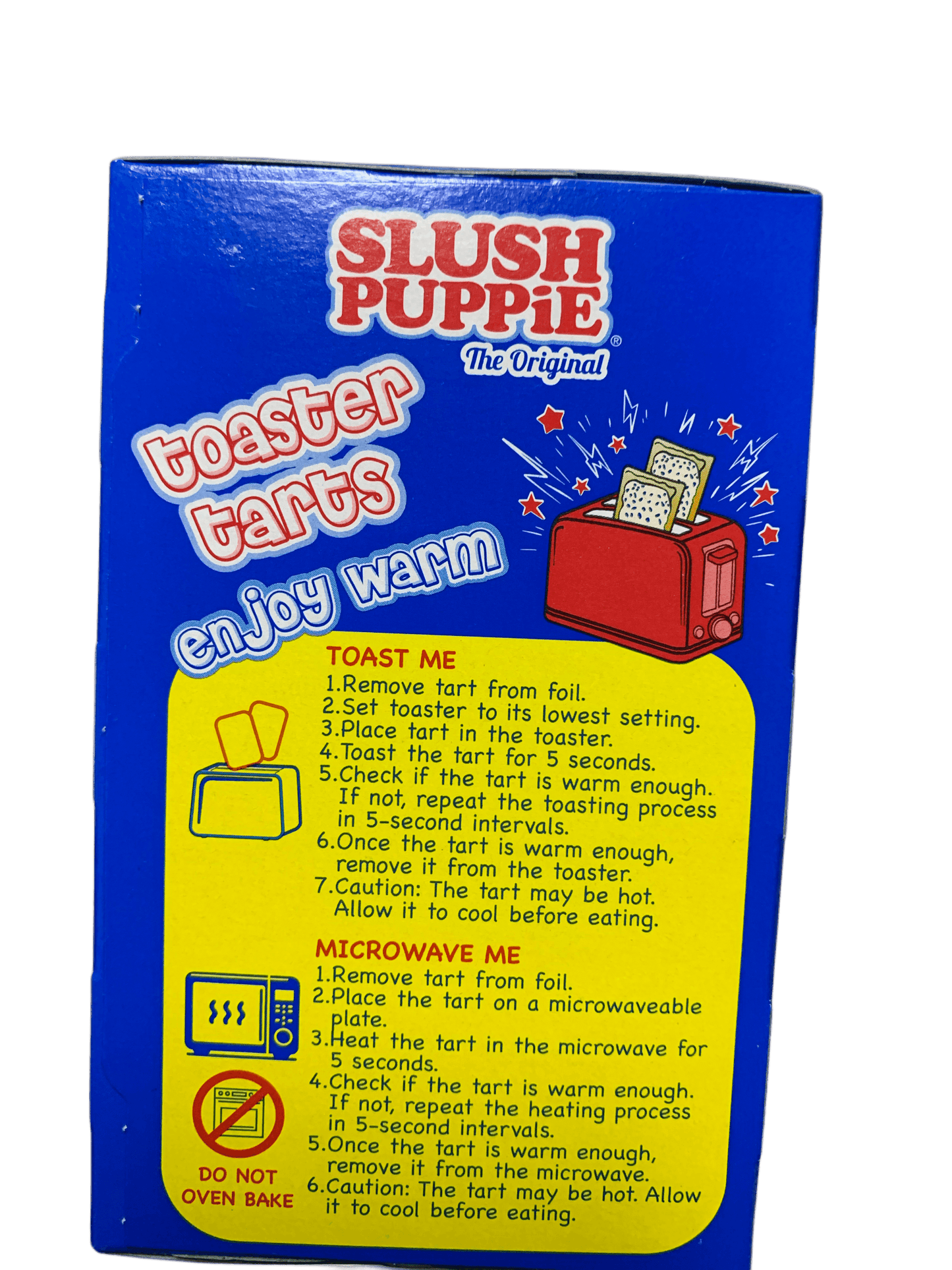 Slush Puppie Toaster Tarts Blue Raspberry Flavour 8 Tarts - U.K Edition