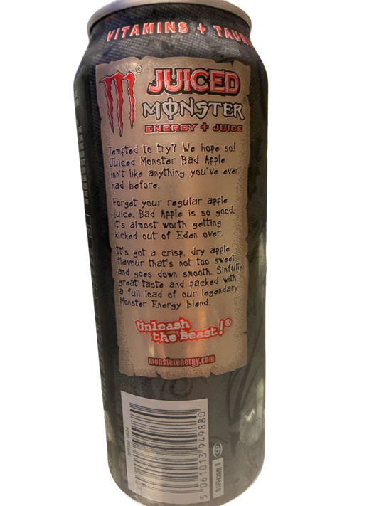 Monster Energy Bad Apple Flavour 500ML - U.K Edition