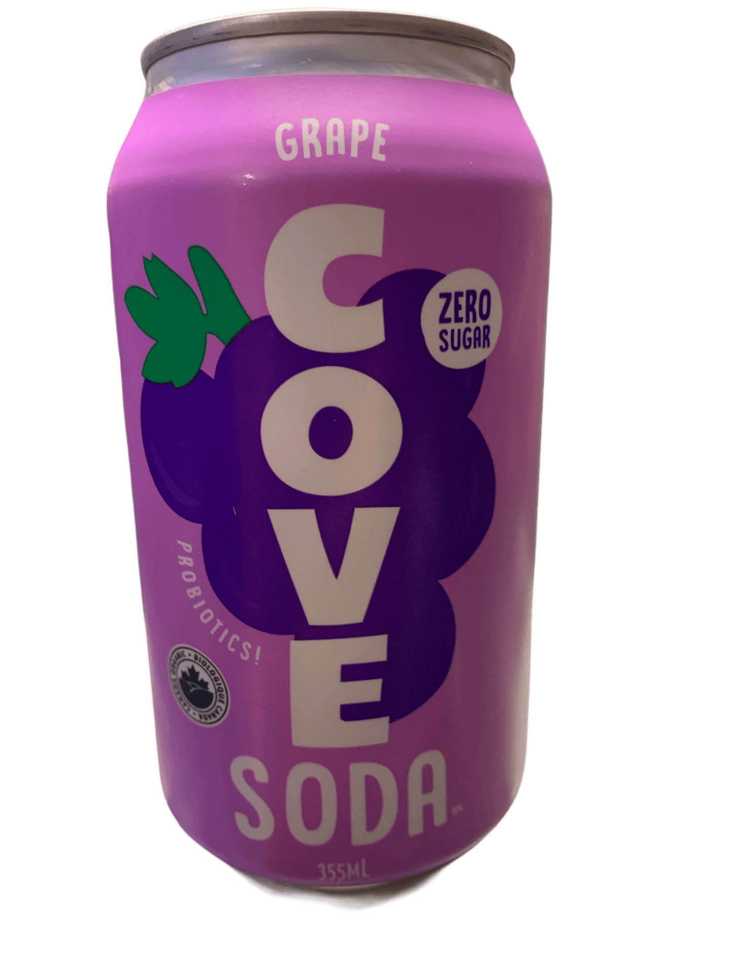 Cove Prebiotic Grape Flavoured Soda 355ML - Canadian Edition