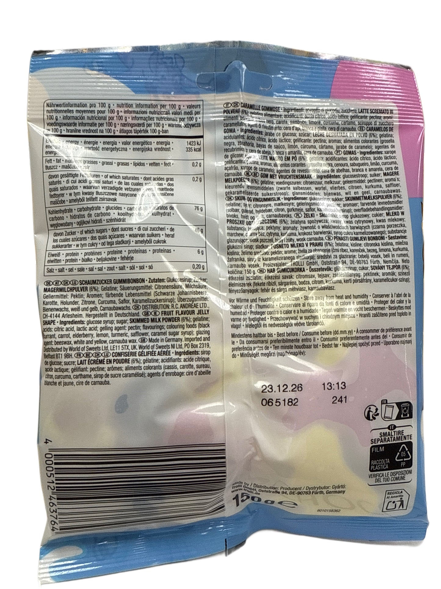 Trolli Milch KUU 150G - German Edition