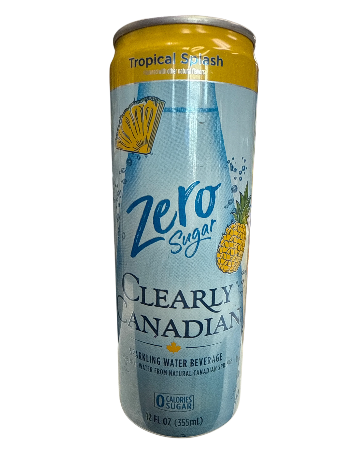 Clearly Canadian Zero Sugar Tropical Splash Flavour 355ML - Canadian Edition