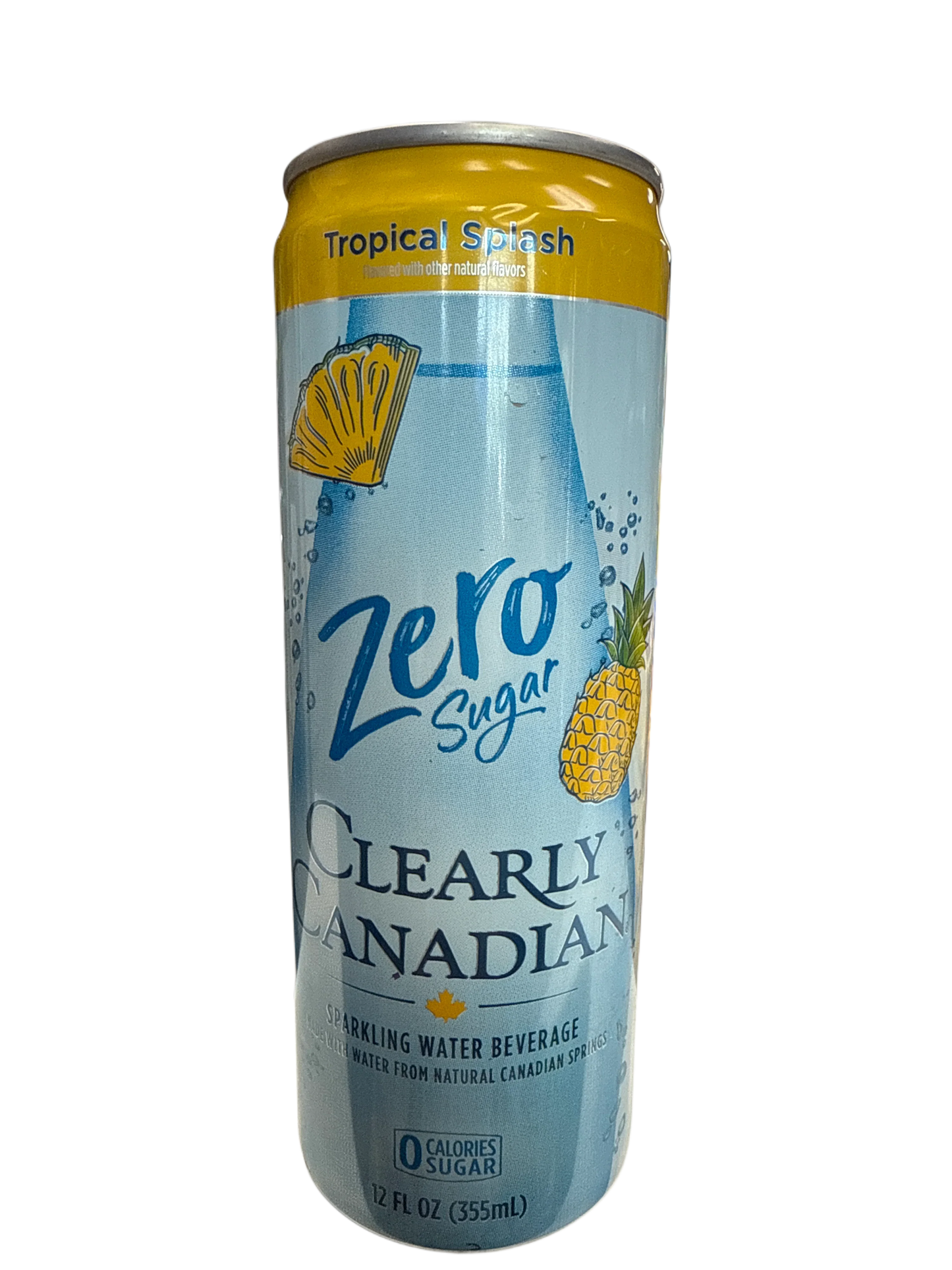 Clearly Canadian Zero Sugar Tropical Splash Flavour 355ML - Canadian Edition