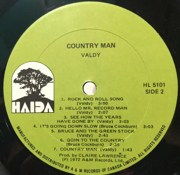 Valdy – Country Man - 1972 Original