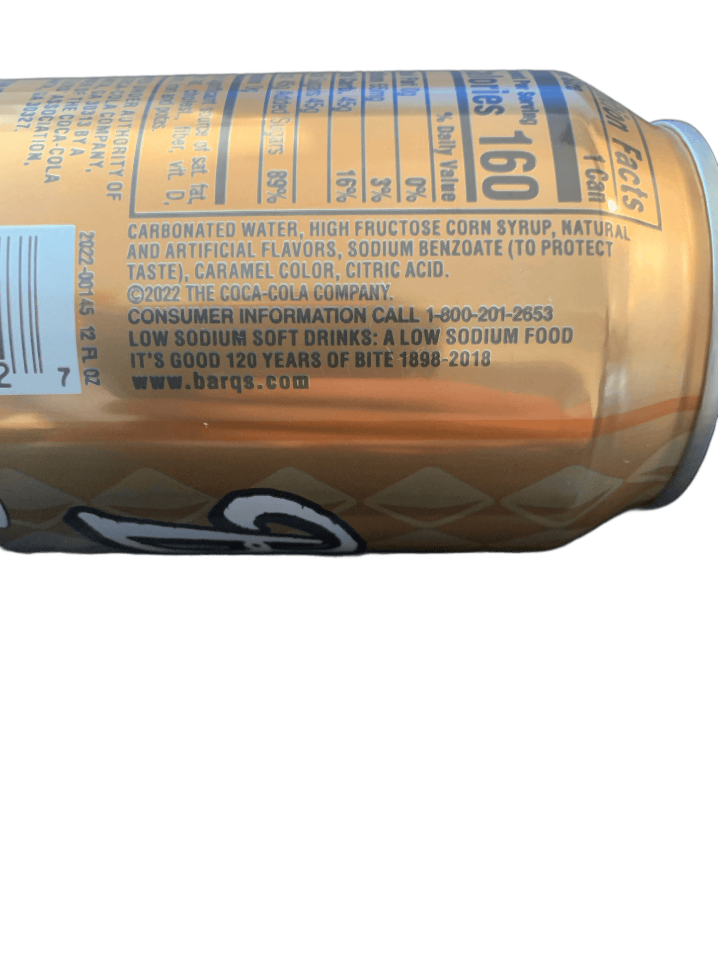 Barq's Creme Soda French Vanilla 355ML - U.S Edition