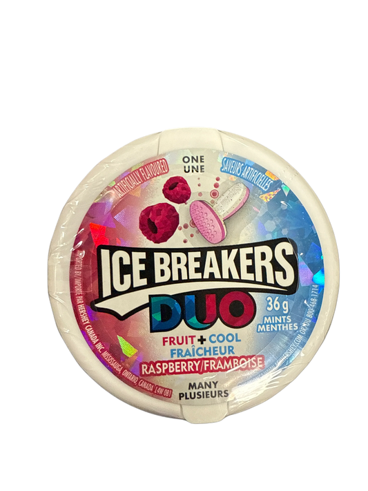 Ice Breakers Duo Raspberry Mint Flavour 36G - Canadian Edition