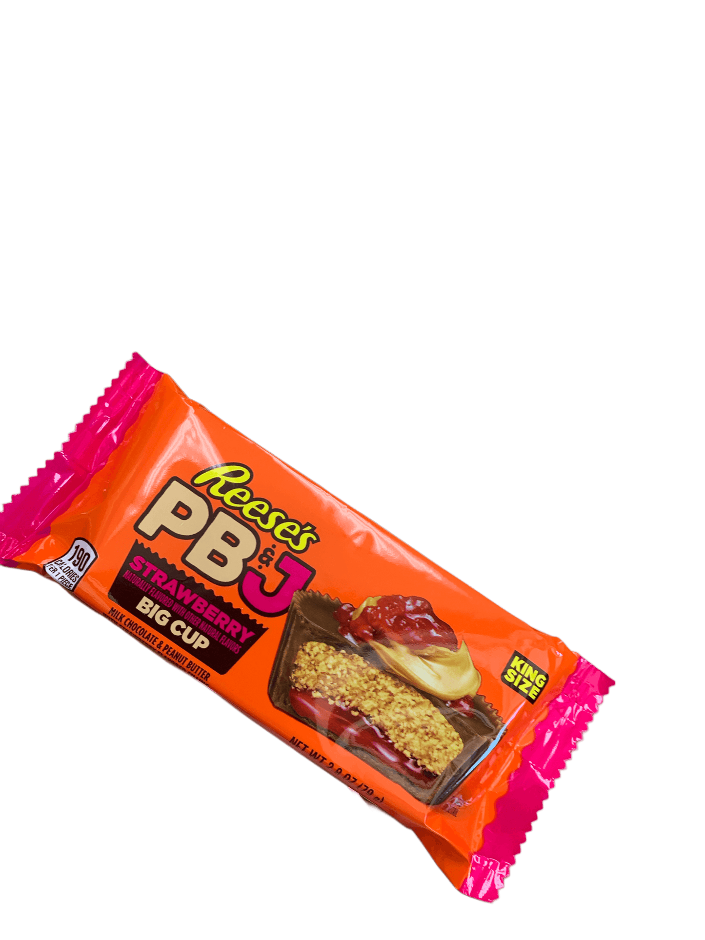 Reeses PB and J Strawberry Flavoured King Size Cup 79G - U.S Edition