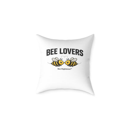 Valentine's Romantic Cute Square Poly Canvas Pillow - Jack Righteous