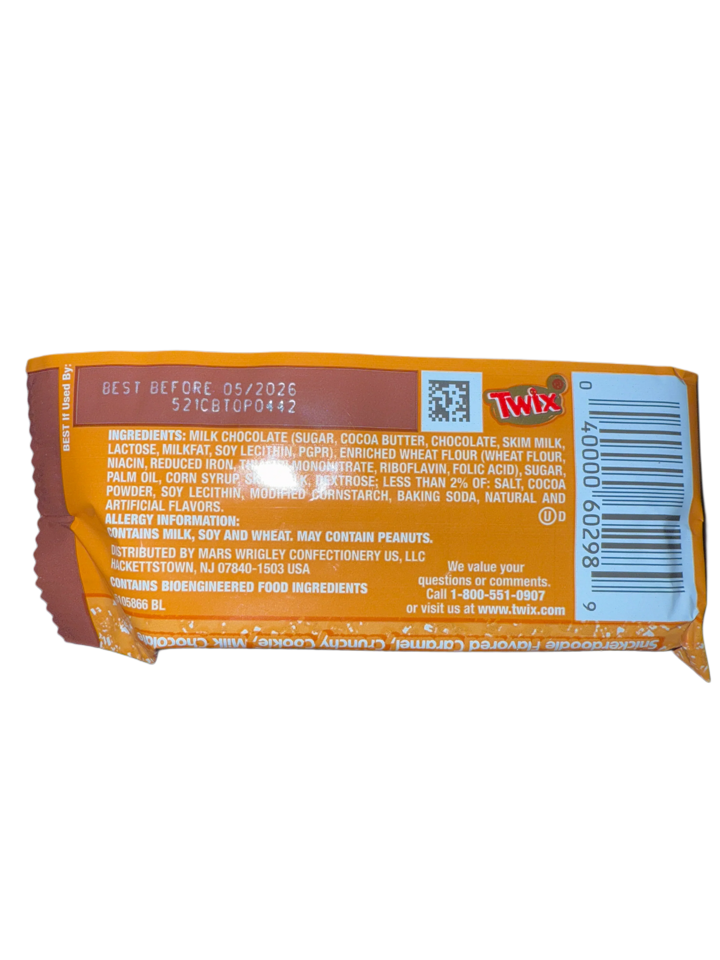 Twix Snickerdoodle Chocolate Cookie Bars 40G - U.S Edition